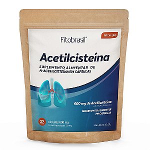Acetilcisteína Refil - 32 cáps de 600 mg
