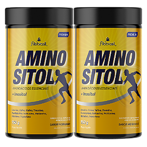 Aminositol - Aminoácidos Essenciais + Inositol - kit com 2 frascos de 150g