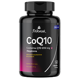 Coenzima Q10 Ubiquinona 200 mg 60 cáps - 435mg