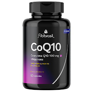 Coenzima Q10 Ubiquinona 100 mg 60 cáps - 285mg