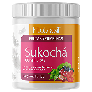 Chá Soluvel Sukochá (Com Chá Verde, Hibisco e Gengibre) 200g