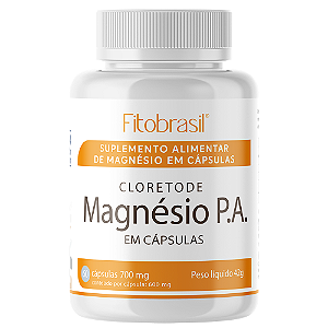 Cloreto de Magnésio 60 cáps