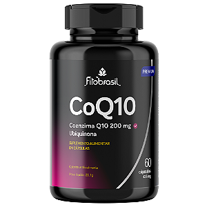 Coenzima Q10 Ubiquinona 200 mg 60 cáps - 435mg