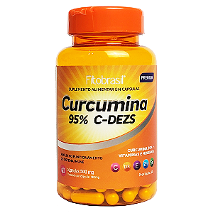 Curcumina C-DESZ (Curcumina, vitamina C, D, E, selênio e zinco) - 60 cáps