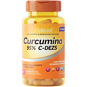 Curcumina C-DESZ (Curcumina, vitamina C, D, E, selênio e zinco) - 60 cáps
