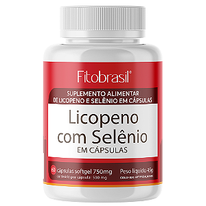 Licopeno com Selênio - 60 cáps