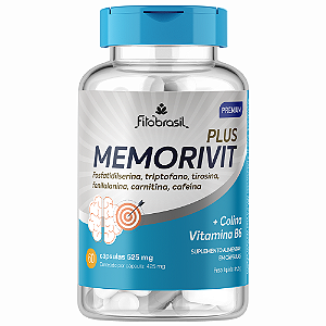Memorivit Plus + Desempenho - 60 cáps - 425mg