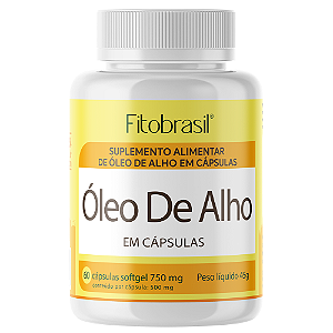 Óleo de Alho - 60 cáps