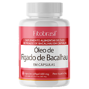 Óleo de Fígado de Bacalhau - 60 cáps