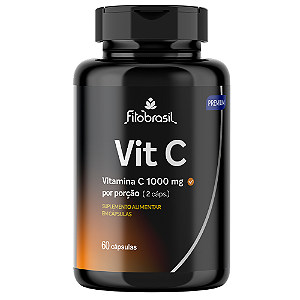 Vitamina C 1000mg (por porção) - 60 cáps