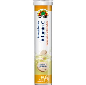 Vitamina C efervescente Sunlife - Importada da Alemanha