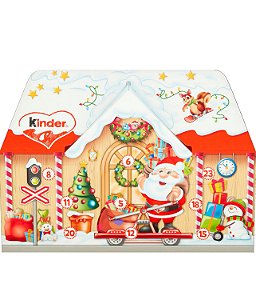 PRÉ-VENDA Calendário de Advento kinder Casa 3D com 234g- kinder Adventskalender 3D-Haus 234g