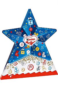PRÉ VENDA - Calendário de Advento kinder Mix Estrela 149g - Kinder Mix Stern Adventskalender 149g