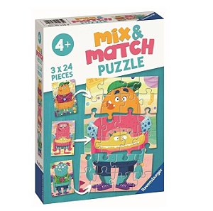 Quebra-Cabeça Infantil Mix & Match - Ravensburger