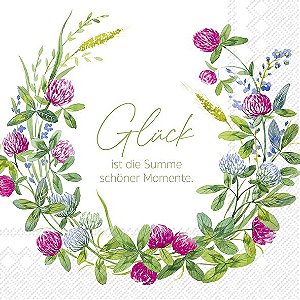 Guardanapo decorado -GLÜCK IST