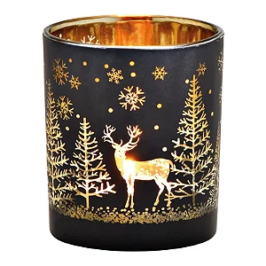 PRÉ VENDA Porta velas de vidro - Importado da Alemanha - Tamanho P