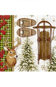 Guardanapo - CHRISTMAS CABIN