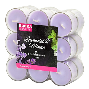 Velas tipo Réchaud LAVENDEL & MINZE - Importadas da Alemanha