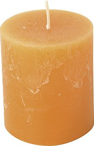 Vela Cilíndrica laranja - Importado da Alemanha