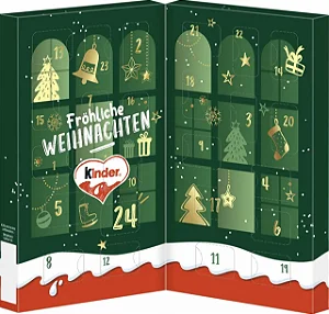 PRÉ VENDA - Calendario de Advento Kinder mix table 121g
