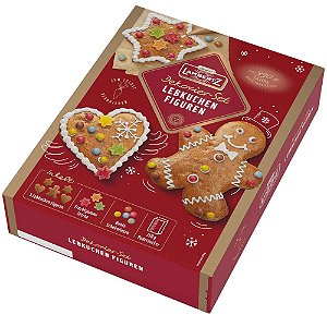 PRÉ VENDA - Lambertz Gingerbread Decor Set 480 g – Conjunto para decorar biscoitos de gengibre
