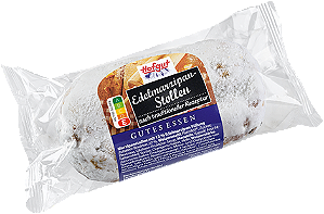 Marzipan Stollen 200g – Pão Alemão Natalino com Marzipan e Frutas Cristalizadas