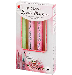 Marcadores Brilhantes – Kit com 4 Unidades - Importado da Alemanha