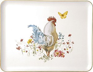 Bandeja de Madeira Country Rooster