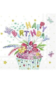 Guardanapo - BIRTHDAY CUPCAKE