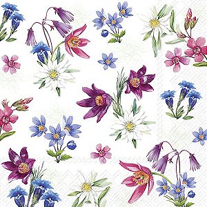 Guardanapo - ALPINE FLOWERS