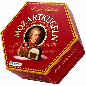 PRÉ VENDA - Maitre Truffout Mozartkugeln 300g – Bombons de Chocolate e Marzipã