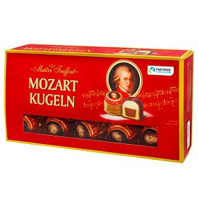 PRÉ VENDA - Maitre Truffout Mozartkugeln 200g – Bombons Gourmet de Chocolate e Marzipã