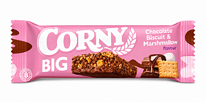 Corny Big Chocolate Biscuit & Marshmallow - Barra de Cereal 40g