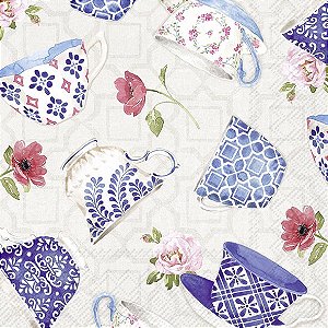 Guardanapo Unitario - INDIGO COFFEE MUGS