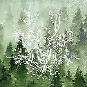 Guardanapo Unitario - FOGGY FOREST