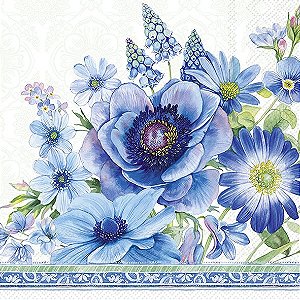 Guardanapo Unitario para Decoupage - SPRINGTIME BLUES