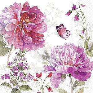 Guardanapo Unitario para Decoupage - JARDIN ROSE
