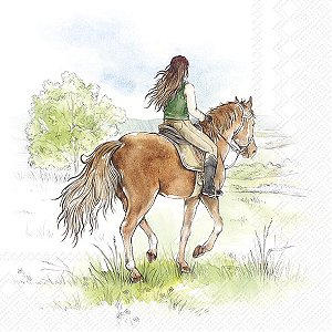 Guardanapo Unitario para Decoupage - RIDING