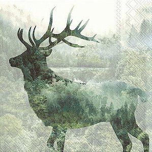 Guardanapo Unitario para Decoupage - MAGIC DEER