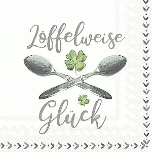 Guardanapo Unitario para Decoupage - ÖFFELWEISE GLÜCK