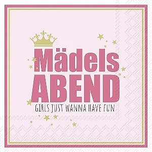 Guardanapo Unitario para Decoupage - MÄDELSABEND