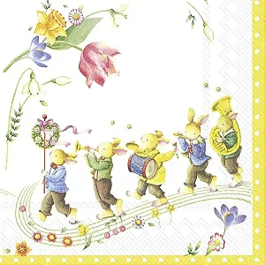 Guardanapo Unitario para Decoupage - SPRING FANTASY AWAKENING (V&B)
