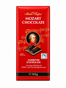 Maitre Truffout Mozart Chocolate 143g – Chocolate Gourmet de Chocolate e Marzipã