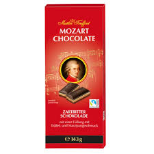 Maitre Truffout Mozart Chocolate 143g – Chocolate Gourmet de Chocolate e Marzipã