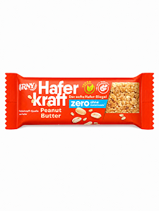 Corny Hafer Kraft Peanut Butter Zero Zucker- Barra de Cereal de Creme de amendoim ZERO ACUCAR, VEGANO 50g