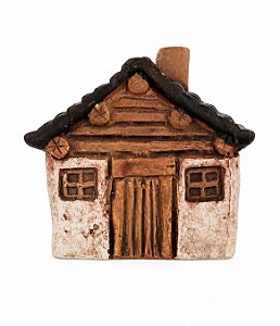 Casinha Alpina Decorativa em Cerâmica - Importado da Alemanha