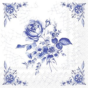 PRÉ VENDA - Guardanapos ROSE ON TILE
