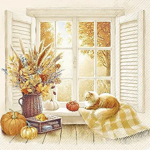 Guardanapo Unitario - COZY FALL VIEW