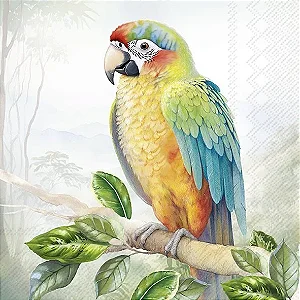 Guardanapo Unitario - EXOTIC PARROT