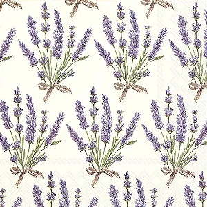 Guardanapo unitário - BOUQUET OF LAVENDER